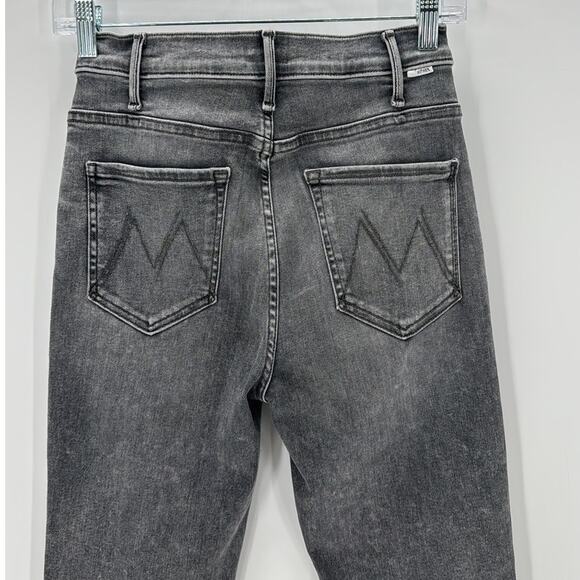 Mother The Hustler High Waist Ankle Bootcut Jeans Northern Lights Gray size 26 - Picture 4 of 9